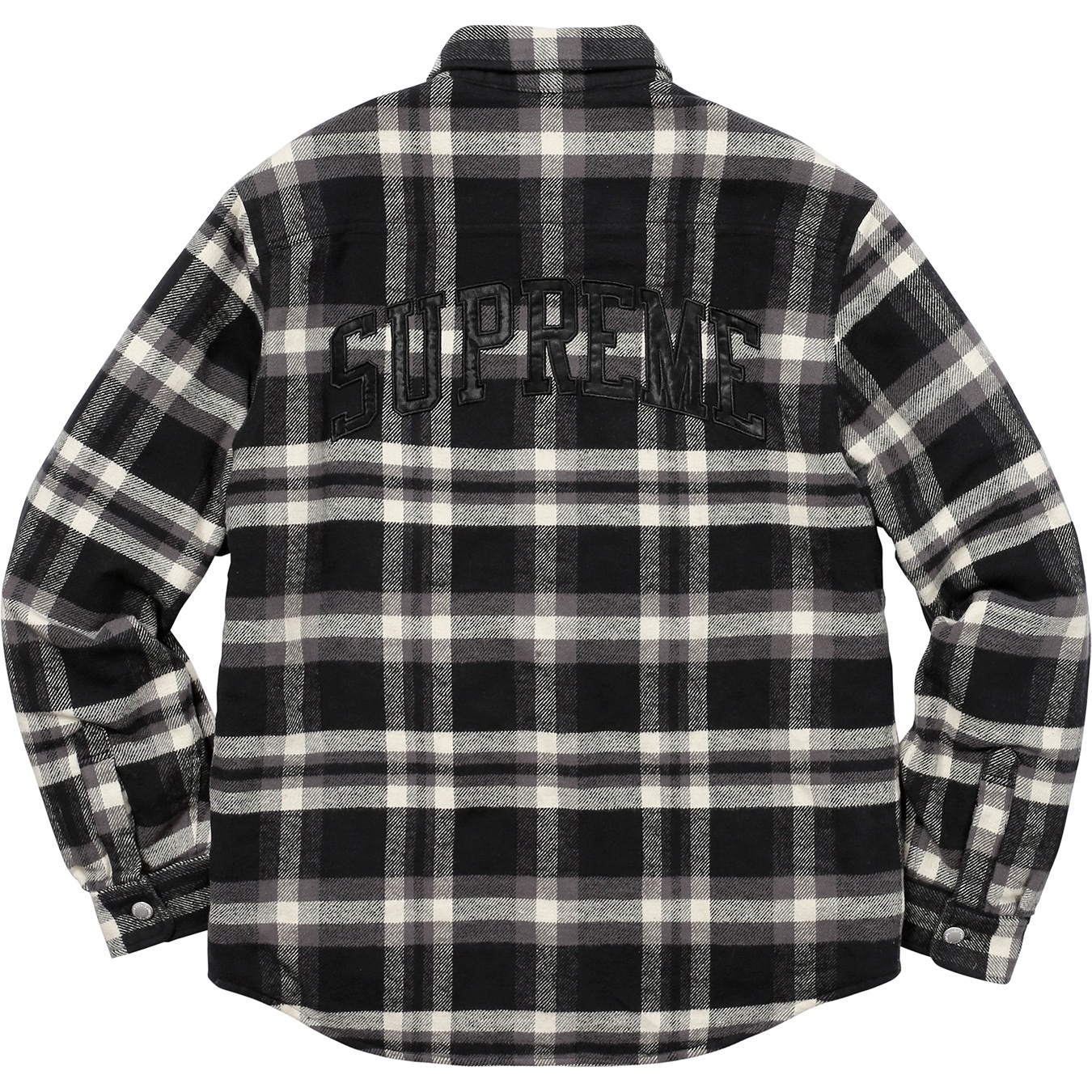 Quilted Arc Logo Flannel Shirt view 15